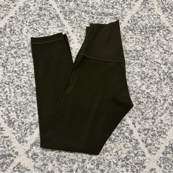 LULULEMON Align High Rise Pant 25” Dark Olive - Picture 4 of 7